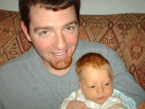 Kyle and Baby Torren
