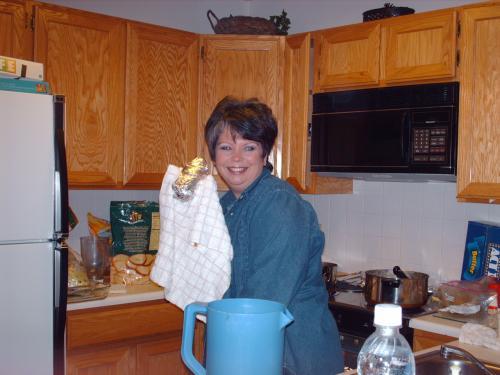 Aunt Judy Cooking Dinner!